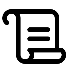 Icon of a scroll representing academic integrity